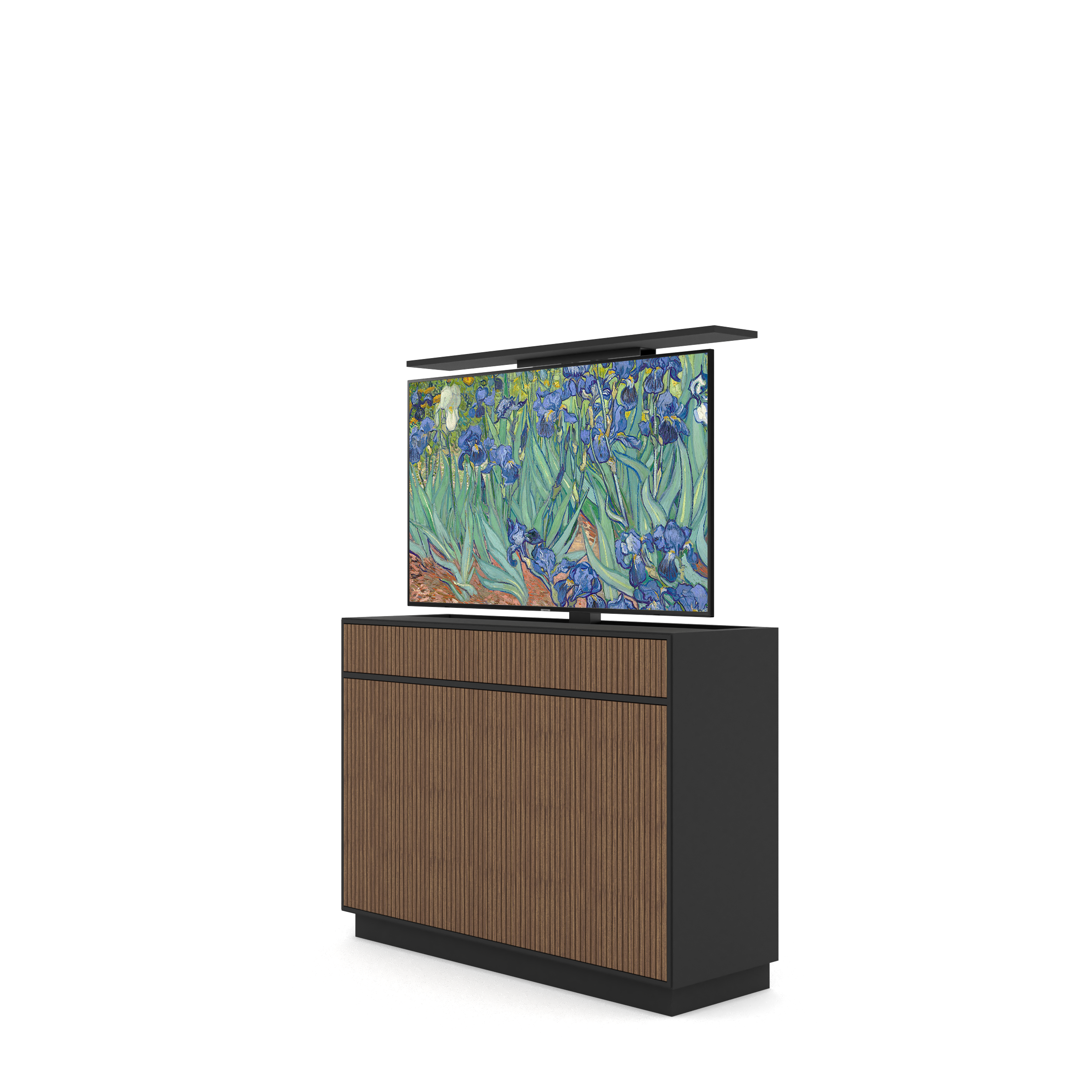 TV LIFT LINE BW NEGRO 55" 135W x 44D x 98H