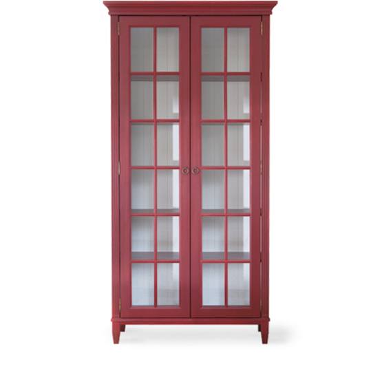 MUEBLE DE EXPOSICIÓN ESTOCOLMO ROJO 109W x 40D x 215H